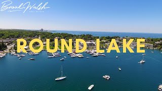 Round Lake Charlevoix MI Drone Tour [upl. by Patience]