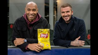 Lays David Beckham y Thierry Henry Commercial Champions League [upl. by Nad499]