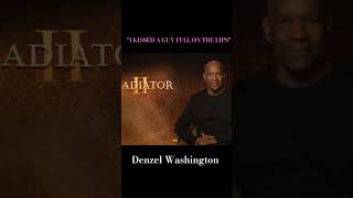 quotI KISSED A MANquot  DENZEL WASHINGTON [upl. by Hcirdeirf405]