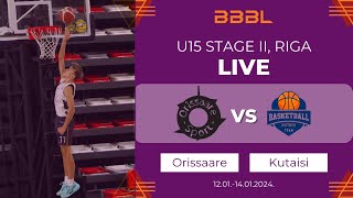 Orissaare 2009 vs BC Kutaisi 2009  BBBL boys U15 [upl. by Morice]