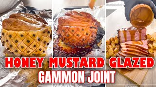 Honey mustard glazed gammon joint  Trending Recipe [upl. by Adihaj533]