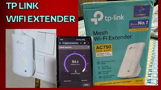 TP Link WiFi Extender  RE200  Dual band 24GHz amp 5 GHz Mesh extender [upl. by Hefter]