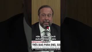 Ministro critica concessionária de energia em São Paulo [upl. by Zackariah]