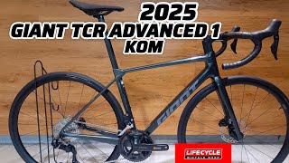 2025 GIANT TCR ADVANCED 1 KOM SMALL  WEIGHT  SHIMANO GROUPSET 105 DI2 GROUPSET [upl. by Jamnes617]