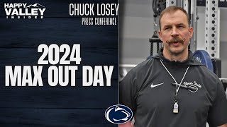 PSU Asst AD of Performance Chuck Losey talks Max Out Day 2024  Penn State Nittany Lions Football [upl. by Atipul]