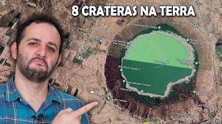 Descubra 8 crateras de meteoros pelo Google Maps AprendiHoje [upl. by Sandi754]