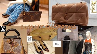 Luxury Shopping in Harrods London Dior LV YSL Vlog [upl. by Zobias741]