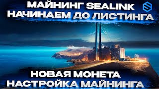 ❗️Новая монета❗️ Sealink network Майнинг на процессоре установка ноды создание кошелька [upl. by Imit]