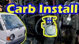 How to Install CV40 Carb on Kei Vehicle Motorcycle Swap [upl. by Vasily]