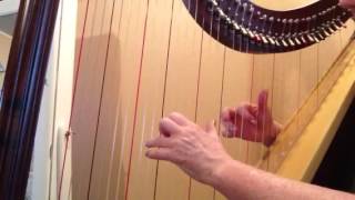 Lever Harp French song is  Branle  On harp [upl. by Em]