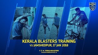 Kerala Blasters training  Jamshedpur FC 170118 [upl. by Polky]