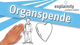 Organspende einfach erklärt explainity® Erklärvideo [upl. by Eilyk]