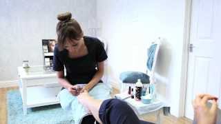 Pedicure Tutorial How to Relieve Pain in Your Toenails [upl. by Adnolehs]