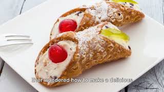 How to Make Homemade Cannoli Like a Professional Pastry Chef [upl. by Lalo]