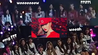 181212 Idols react to MAMAMOO 마마무 at Mnet Asian Music Awards MAMA 2018 [upl. by Nagle]