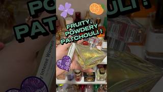 FRUITY PATCHOULI  Purple florals  Scent combo sotd perfume scent fragrance gucci patchouli [upl. by Haida94]