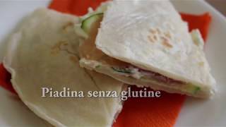 Come fare la PIADINA SENZA GLUTINE [upl. by Ehcsrop]