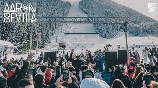 Aaron Sevilla at Ski Resort Bansko Bulgaria  Afro House [upl. by Slocum45]