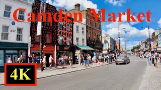 Camden Market London Walk Through 4k60fps [upl. by Behrens970]