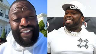 50 Cent SAYS Rick Ross CANT AFFORD HIS MANSION amp Ross RESPONDS [upl. by Knepper]