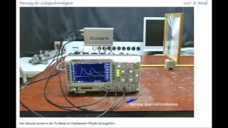 Messung der Lichtgeschwindigkeit [upl. by Allebara]
