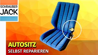 Autositz selbst reparieren [upl. by Anitselec]