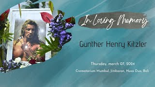 The Cremation  In Loving Memory Of Gunther Henry Kitzler [upl. by Gneh]