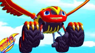 Blaze and the Monster Machines Blaze Obstacle Course  Blaze and Monster Machines Transformation [upl. by Adnilak364]