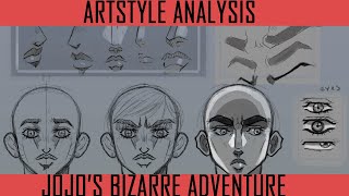 jojo ARTSTYLE ANALYSIS Hirohiko Arakis JOJOS BIZARRE ADVENTURE [upl. by Nivre98]