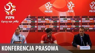 Konferencja prasowa przed meczem z Mołdawią [upl. by Aliwt104]