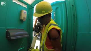 Inside Wichita Cleaning a PortaPotty [upl. by Aleahc840]