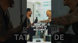 Los TATUAJES DE MALUMA  Video completo en mi canal MathiasBrivio Maluma TatuajesMaluma [upl. by Aliac]