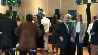 Felipe Calderón bailando con Margarita Zavala a 4 días del sismo [upl. by Eet]