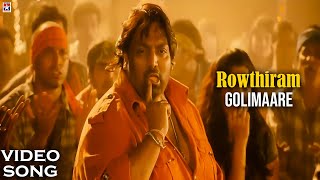 Golimaare Video Song  Rowthiram Tamil Movie  Jiiva  Shriya  Gokul  Prakash Nikki [upl. by Rieth876]