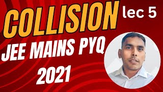 Collision jee Mains PYQ 2021 [upl. by Jennette]