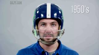 Through The Decades Football Helmet [upl. by Steffy]