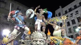 Fallas 2018  Falla Almirante CadarsoConde Altea [upl. by Keavy]