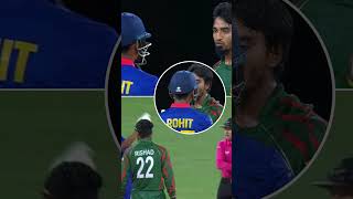 Tanzim Hasan Sakib and Rohit Paudel fight on field  Bangladesh VS Nepal T20 World Cup 2024 Match [upl. by Eesdnil]