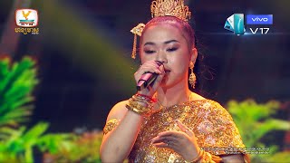 ស្រីណងសិក្សាបទប្រពៃណីនេះ និងធ្វើបានល្អ  Cambodian Idol Junior  Live Show  Final [upl. by Adnovad]