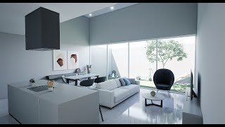 PLANO DE CASA MINIMALISTA DE 7x15m [upl. by Namyh]