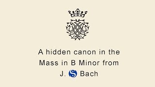 Bach Mass B Minor Canon [upl. by Eca]