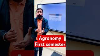 Bsc Agriculture First semester Agronomy Complete Class Update FARMERS LOVE AGRONOMY LECTURE 1st SEM [upl. by Kurtis615]