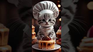 🍰 Cats Honey Cake Baking A Sweet Success 🐱aicat cat catstory aicats [upl. by Ykcub]