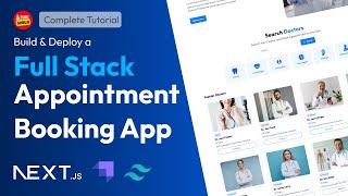 Build amp Deploy Nextjs Full Stack App  ReactJs Strapi Tailwind  Doctor Appointment Booking App [upl. by Sirc]
