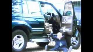 Warwick Davis falling out of car [upl. by Lytsirk]