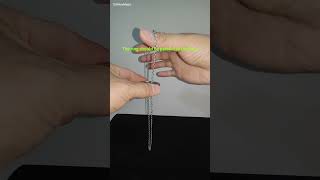 Ring and chain magic trick magicwithnote magictrick ringtrick chaintrick [upl. by Larok]