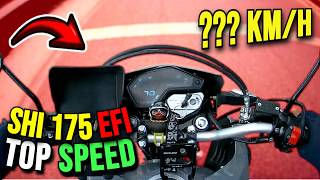 SHI 175 EFI Top Speed  Shineray ACERTOU AINDA VALE a PENA [upl. by Kirsteni]