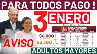 🔥CALENDARIO DE PAGO PENSION ADULTOS MAYORES 2024🔔FECHA MÁS MONTO A ENTREGAR ATENCIÓN🔥 [upl. by Gearard187]