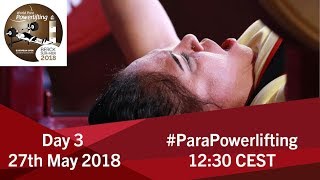 Womens Up to 67kg  World Para Powerlifting European Open Championships [upl. by Aeneg]