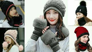 Best Winter Caps For Womans With price  Winter Hats  Woolen Head Cap  Cash On Delivery [upl. by Joel]